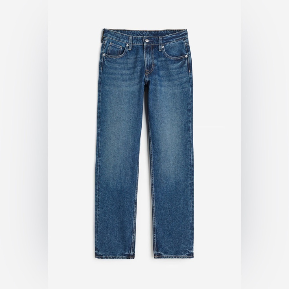 H&M Straight Regular fit Mid waist jeans size 12